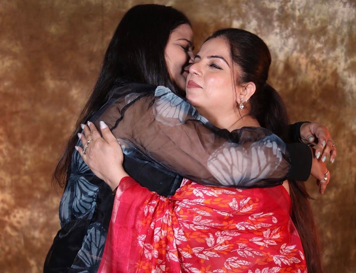 Parul Jha at her makeup certification ceremony